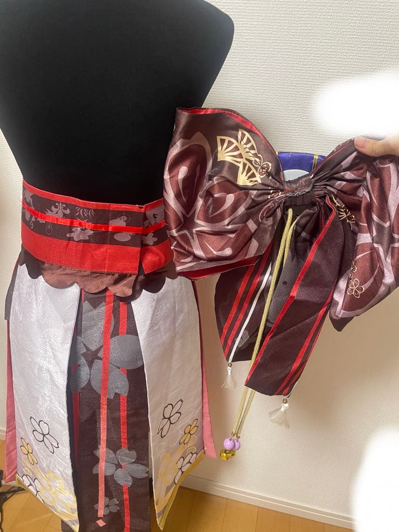 八重神子　コスプレ　衣装　ウィッグ　靴