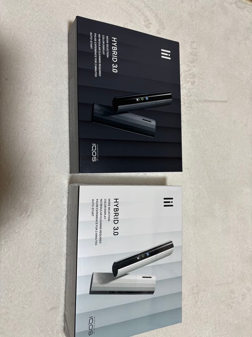 リルハイブリッド3.0 ホワイト（新品）ブラック（未使用に近い）