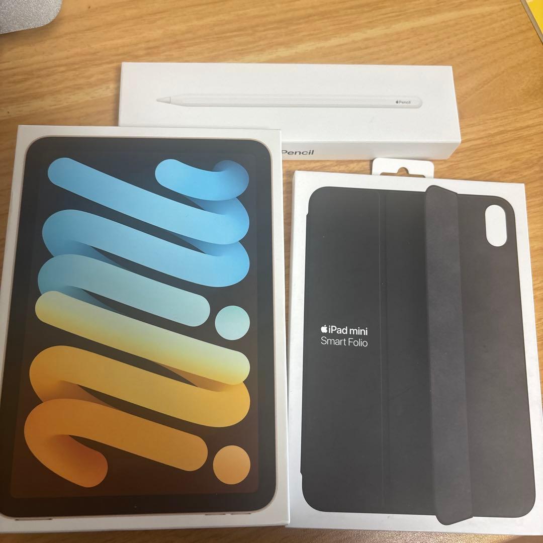 iPad本体 iPad mini6 WiFi 64GB Pencil2 smart folio