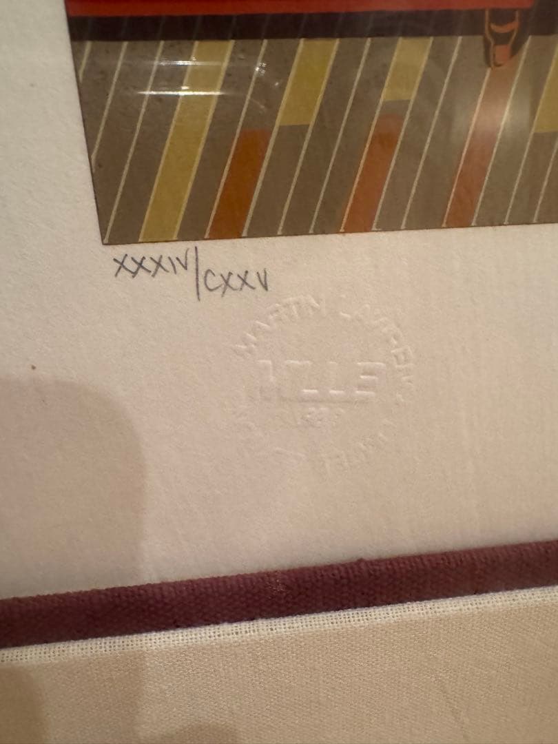 ヒロヤマガタ レンブラント シルクスクリーン 34/125 版画