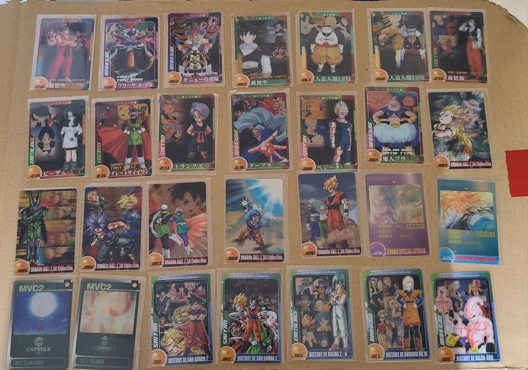 ドラゴンボール デラックス カードファイル2種セットカード112種類セット