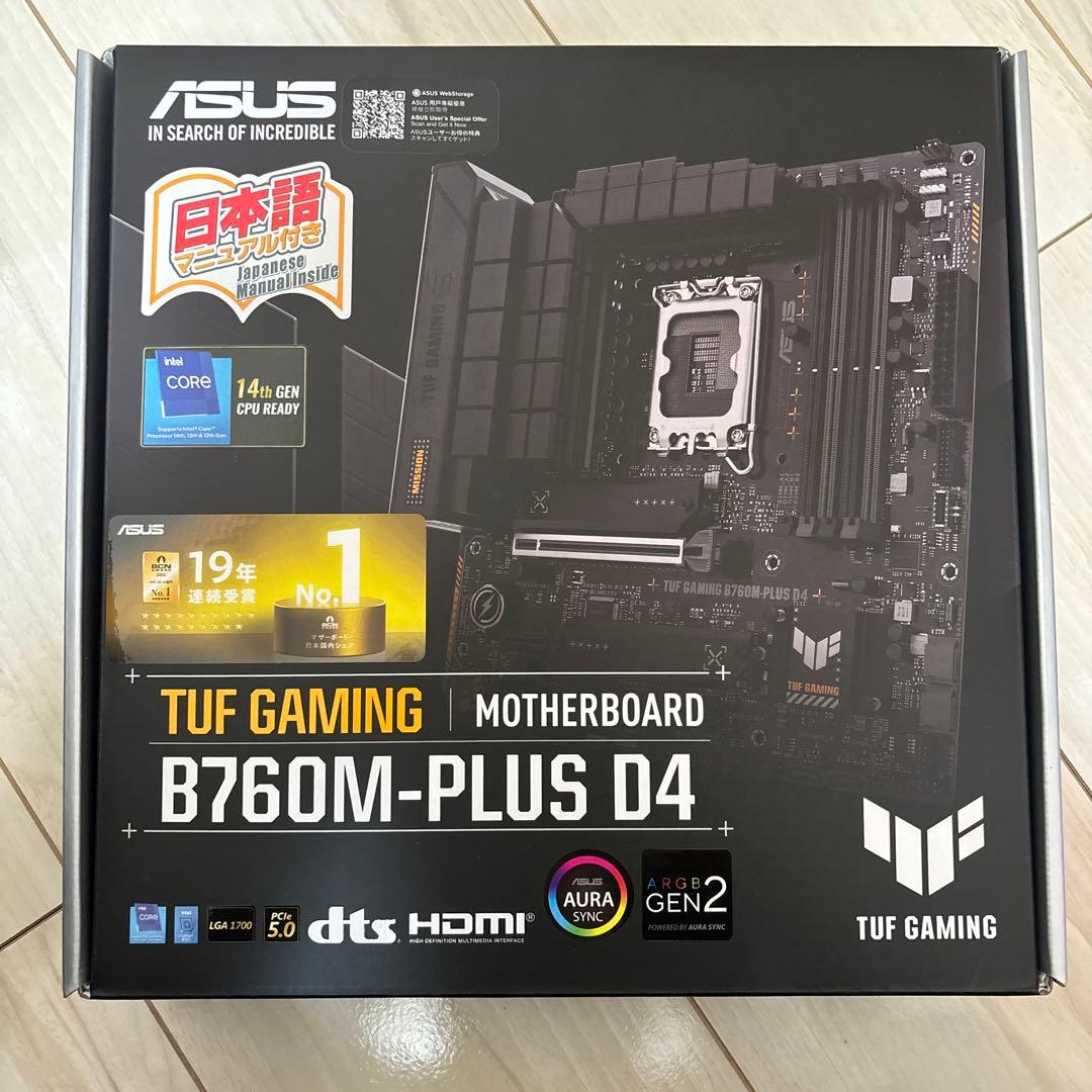 マザーボード ASUS TUF GAMING B760M-PLUS-D4