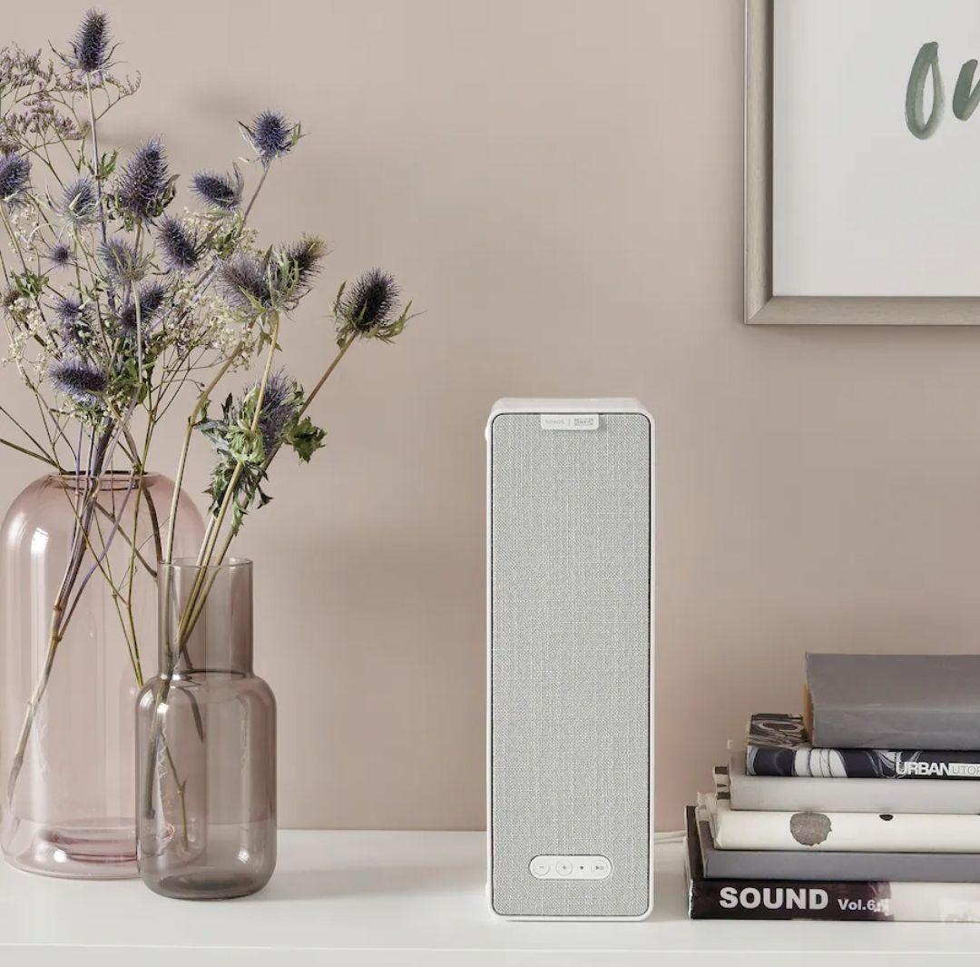 IKEA ブックシェルフ型WiFiスピーカー, ホワイト スマート/第2世代