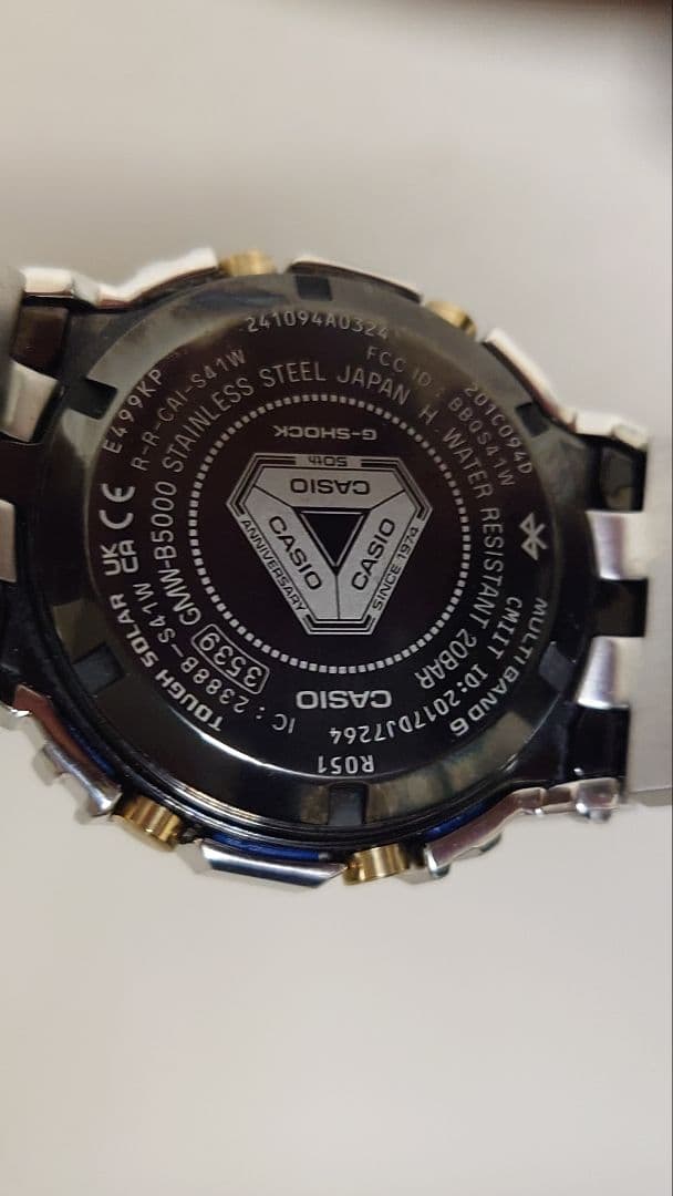 【SNF360】 GMW-B5000SS-2JR カシオ50周年記念モデル