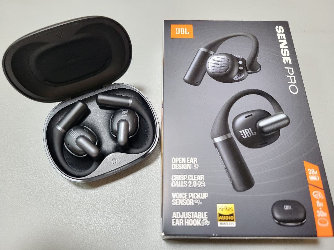 JBL SENSE PRO ワイヤレス オープンイヤフォン 黒