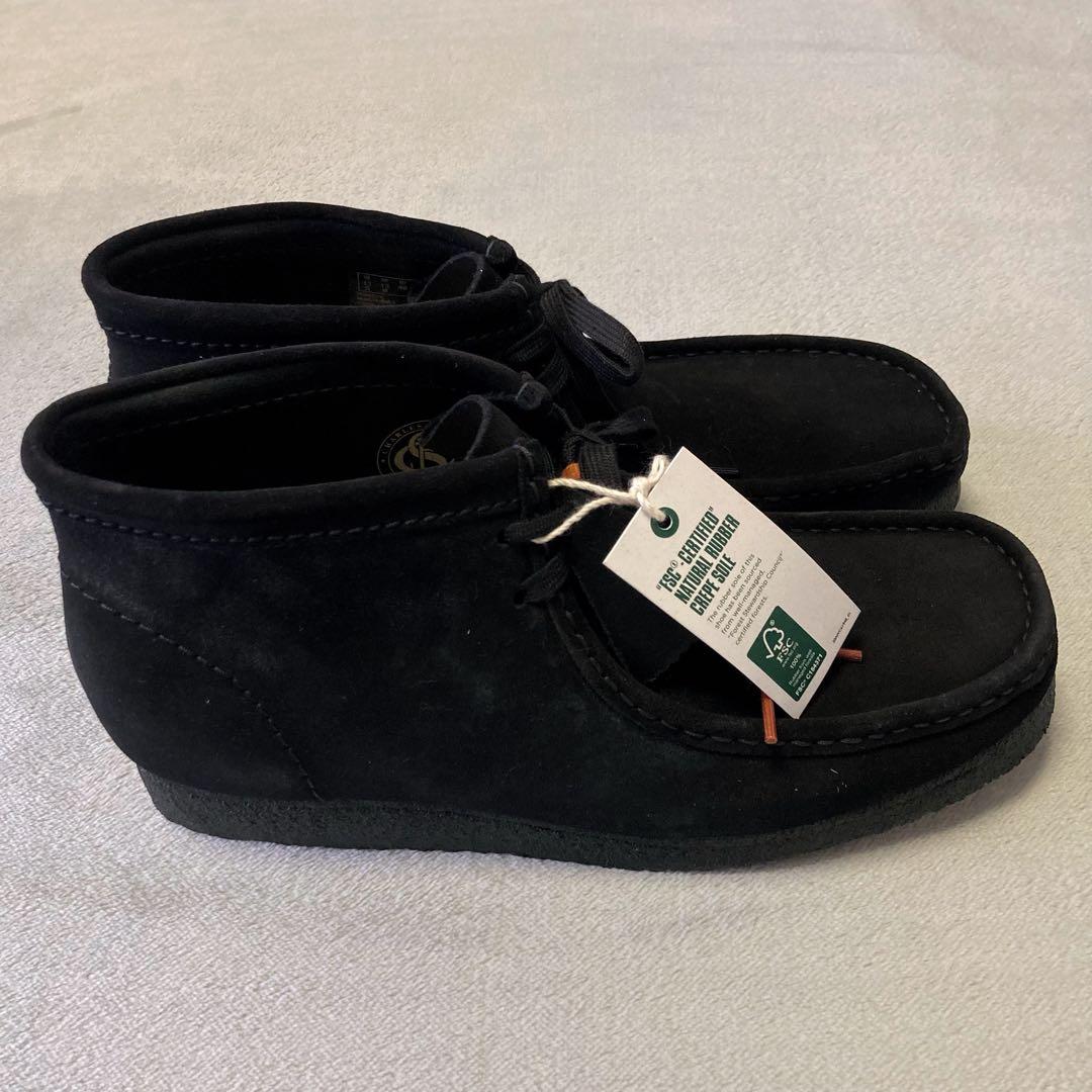 新品✨クラークスオリジナル ワラビー スエード 黒 UK11 US12