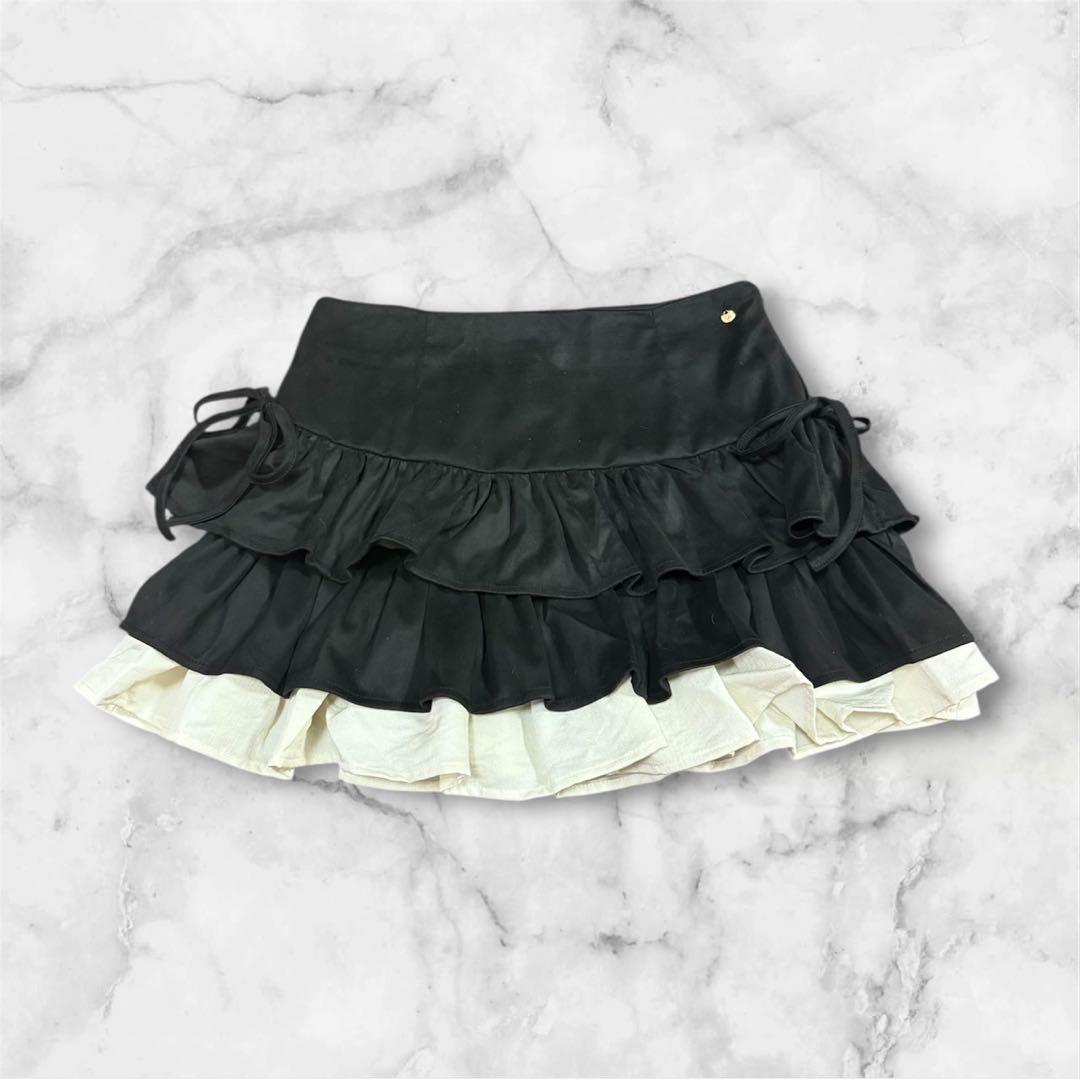 スカート Mel gather skirt brack andmary S