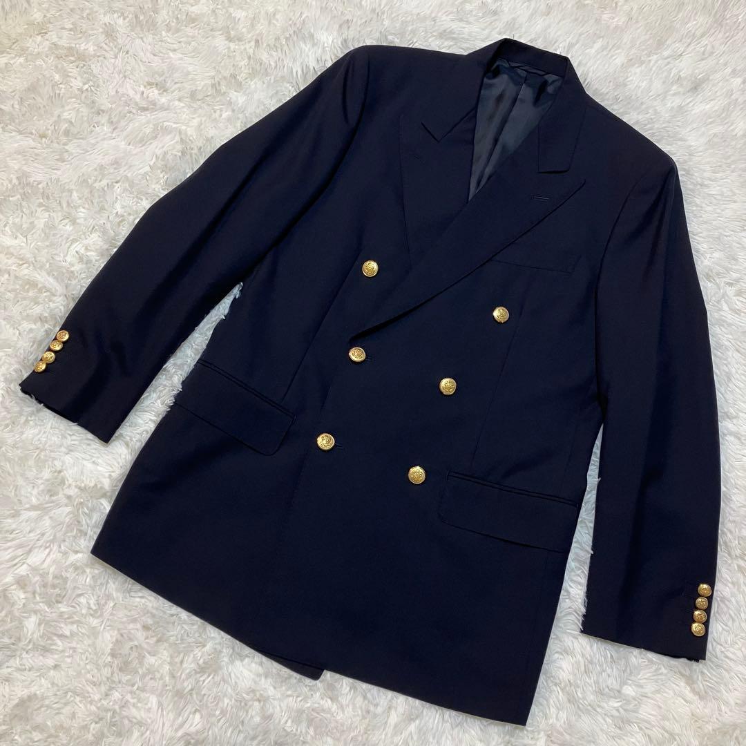 【極美品】 IVY LEAGUERS CLUB 紺ブレ ダブルブレスト 金ボタン