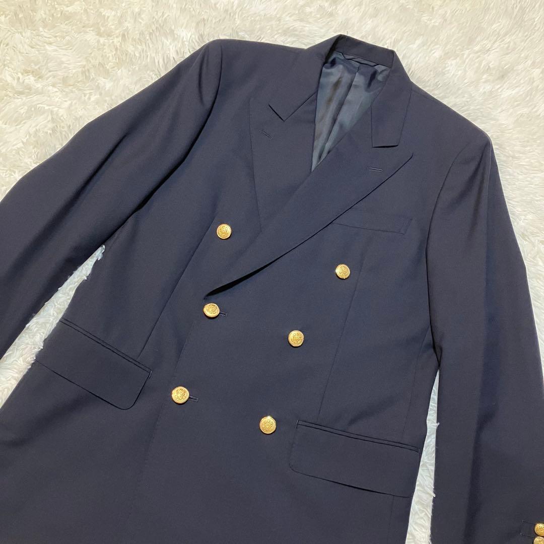 【極美品】 IVY LEAGUERS CLUB 紺ブレ ダブルブレスト 金ボタン