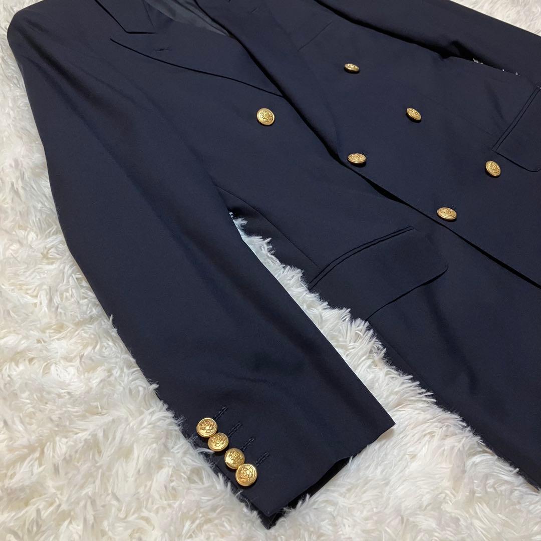 【極美品】 IVY LEAGUERS CLUB 紺ブレ ダブルブレスト 金ボタン
