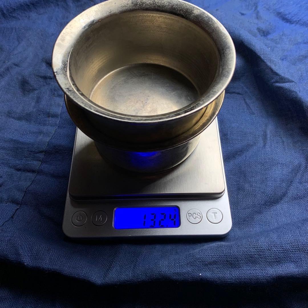 【銀杯】と【用途不明の容器 2点】