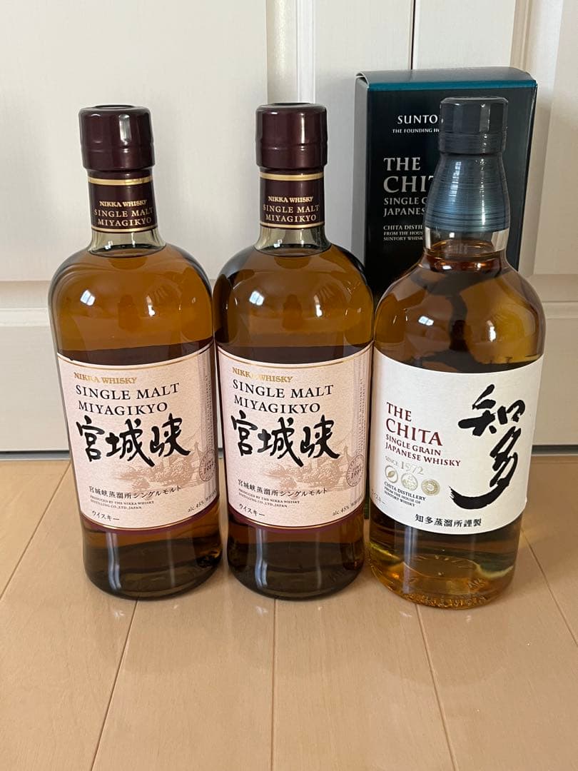 THE CHITA 知多 & 宮城峡 700ml×3本　ジャパニーズウィスキー