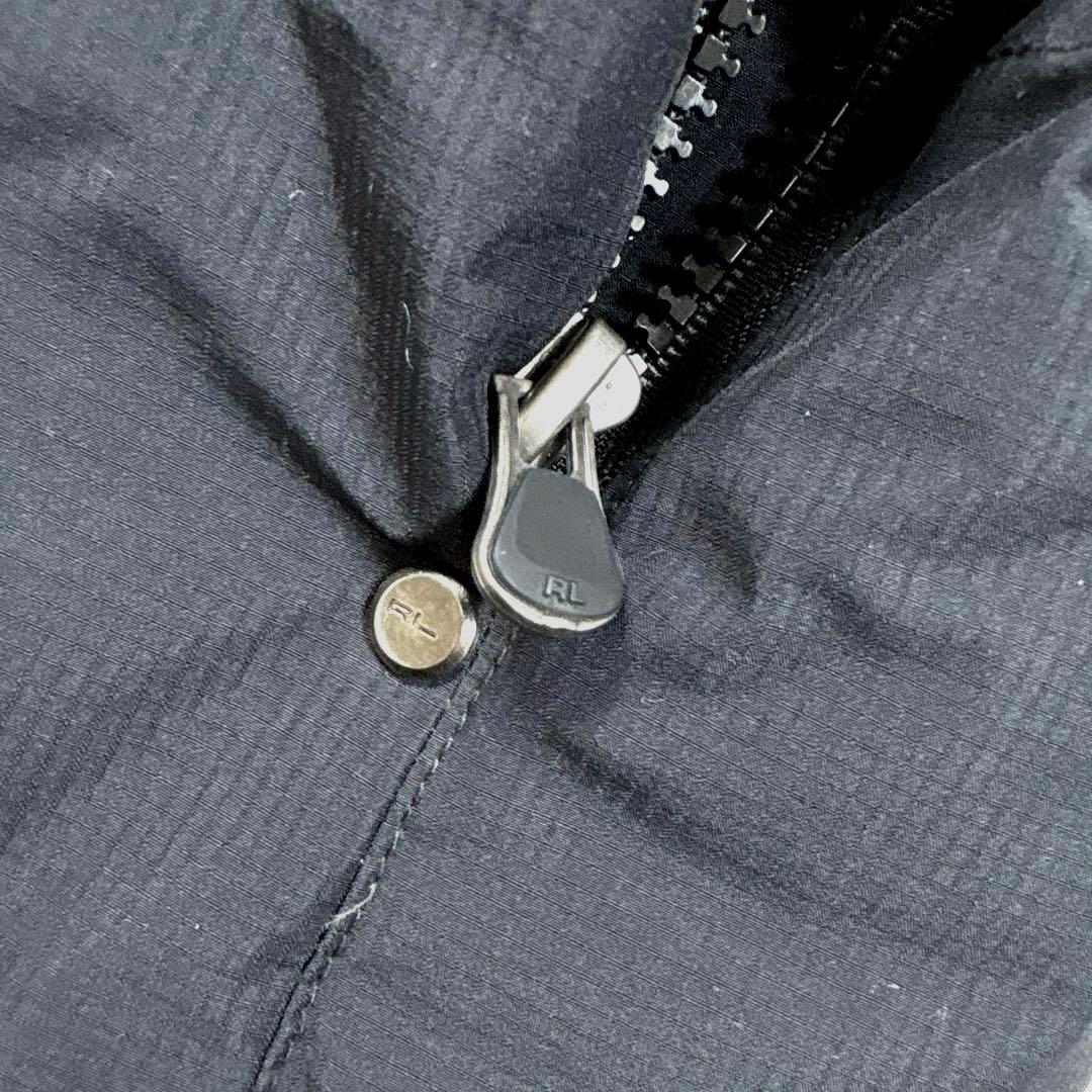 ✨美品・ビッグポニー✨ラルフローレン　ダウンベスト　刺繍　現行タグ　ブラック　M