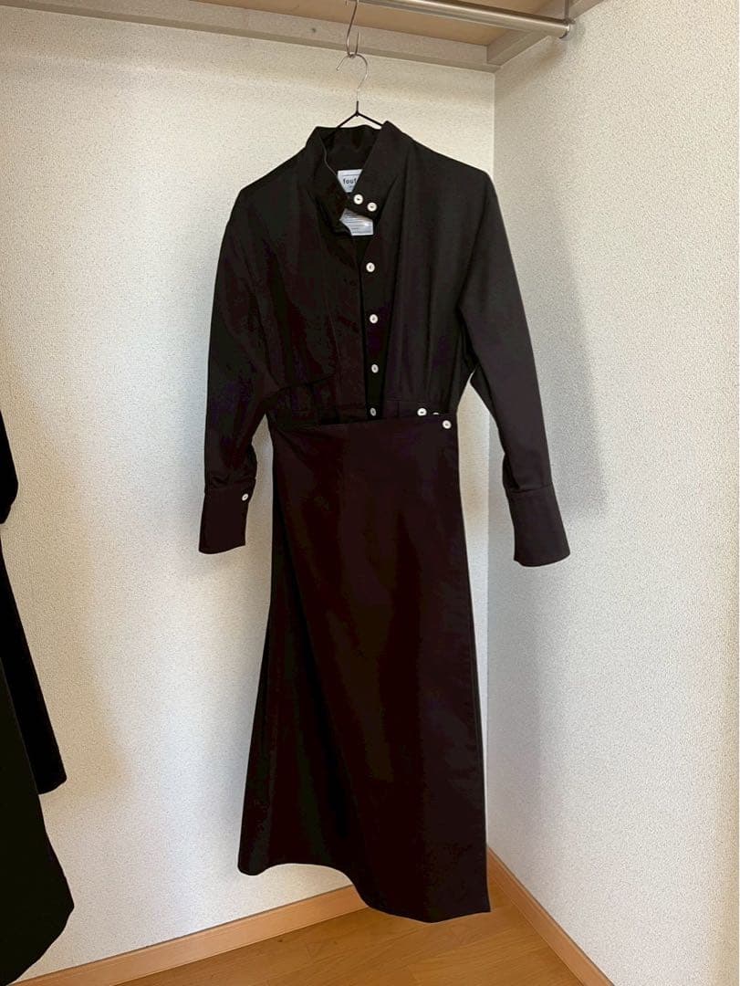 【タイムセール！500円引き】foufou ガンラップワンピース