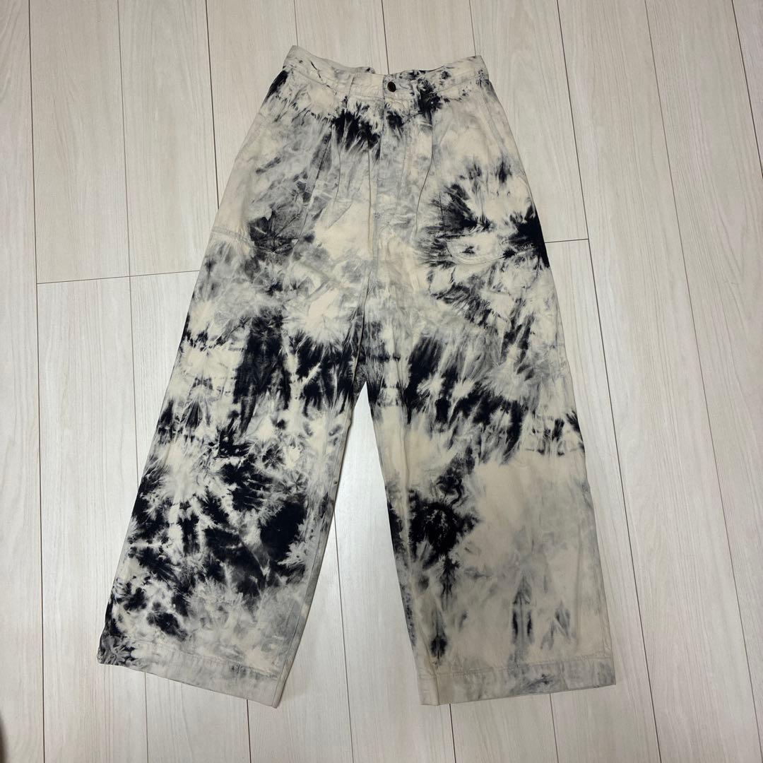 [未使用]KAPITAL KOUNTRY タイダイ ワイドパンツ