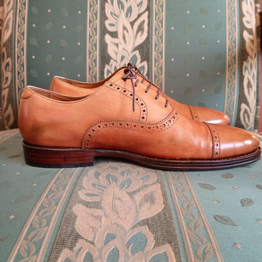 【Jalan Sriwijaya】クォーターブローグ7 1/2 ライトブラウン