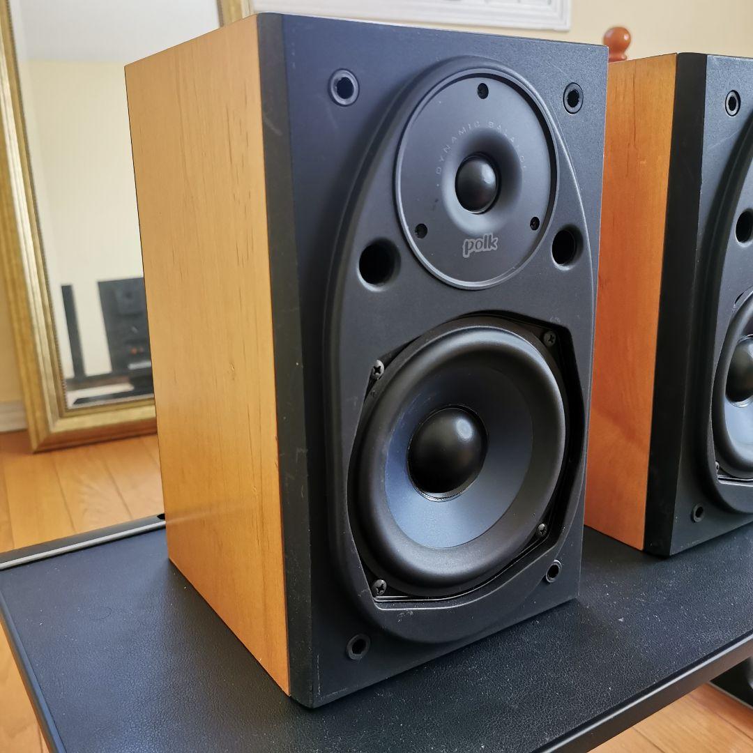 Polk Audio RT15i 小型スピーカー 希少なメープルリアルウッド突板