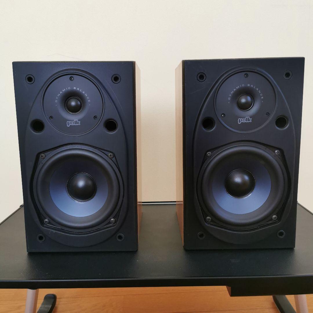 Polk Audio RT15i 小型スピーカー 希少なメープルリアルウッド突板