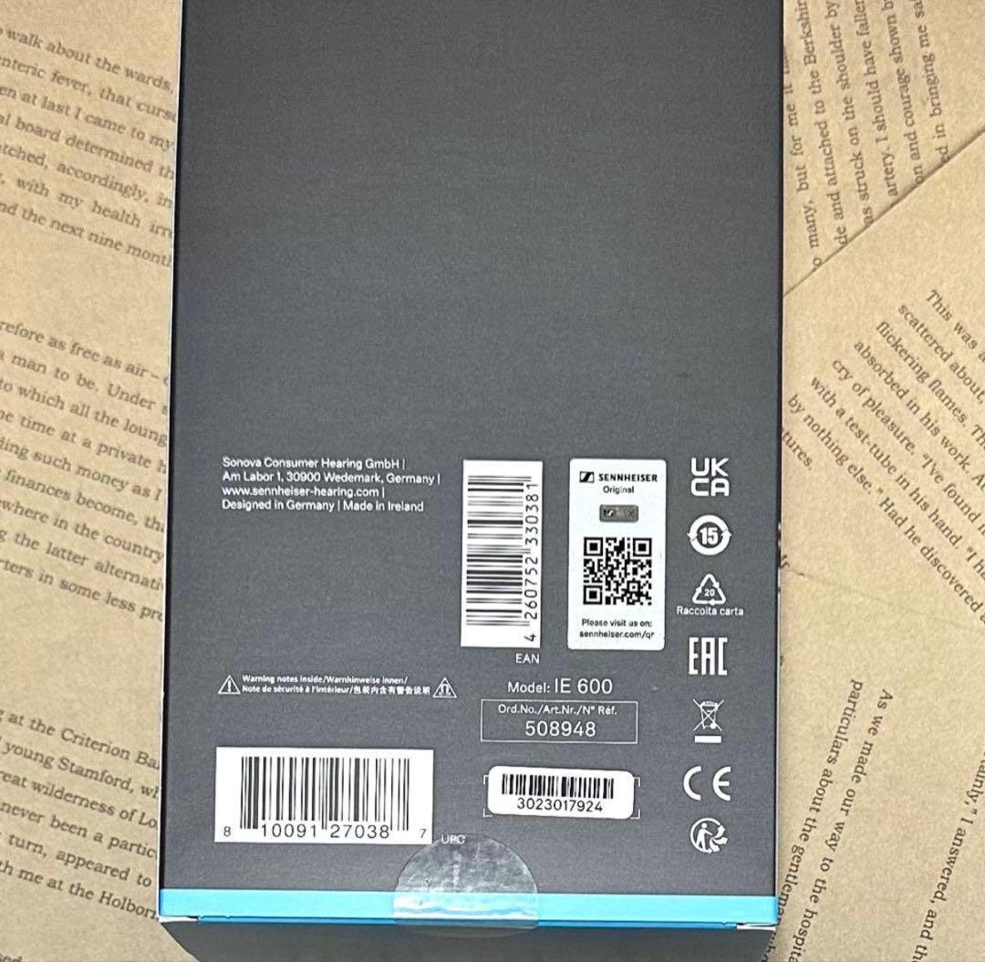 ゼンハイザー (Sennheiser) イヤホン 有線 IE 600