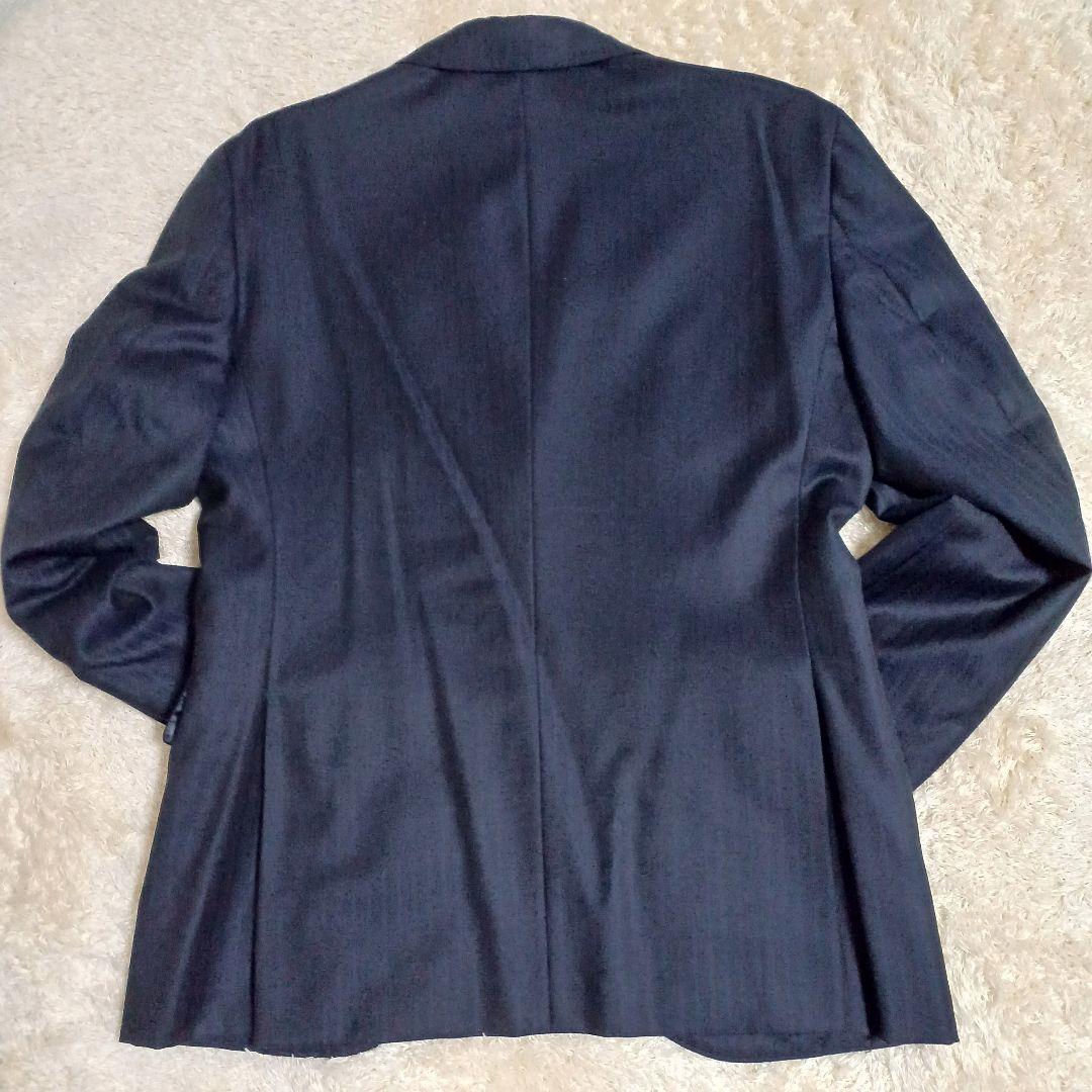 ​【極上生地】ゼニアセットアップスーツ XL ELECTA ウール100% 美品