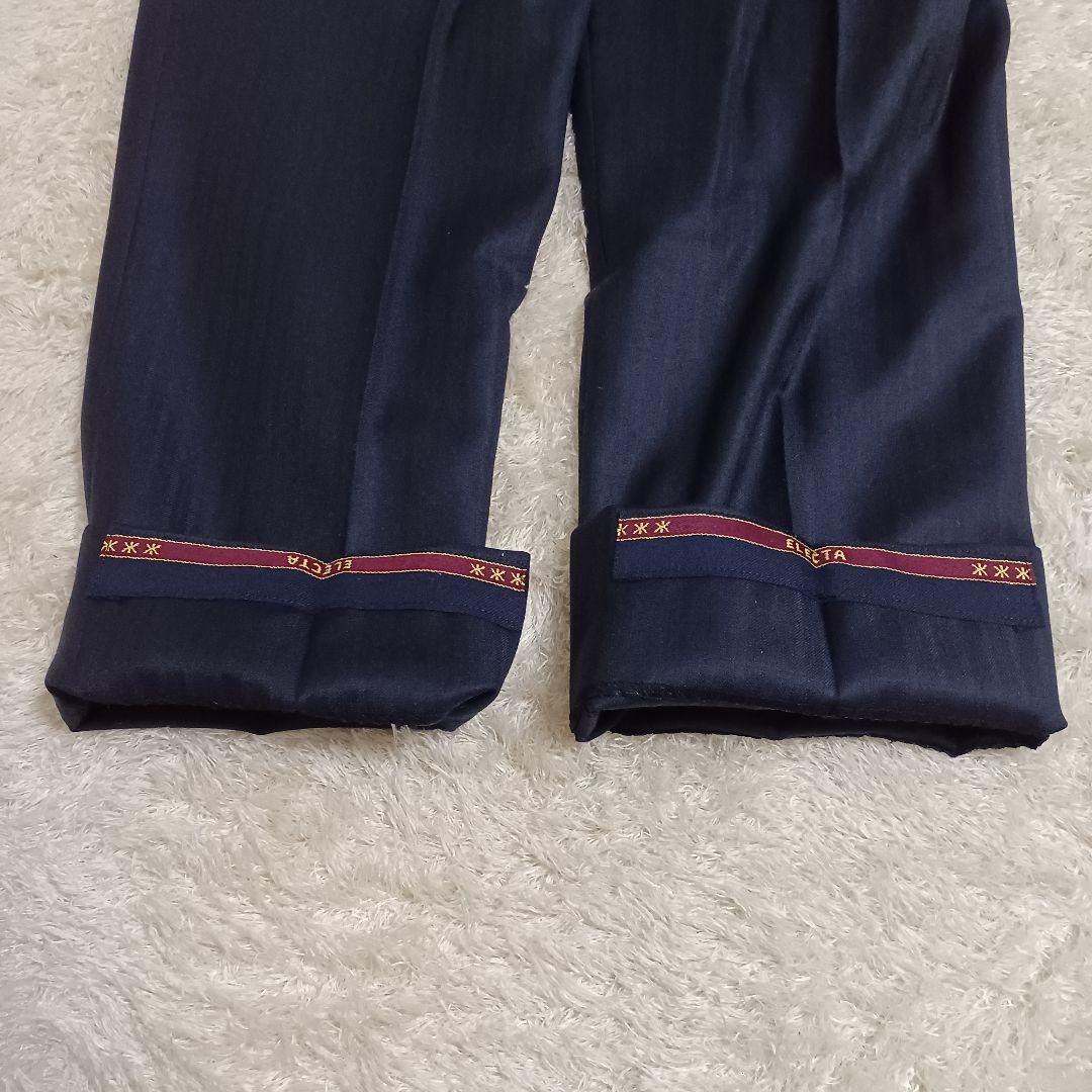 ​【極上生地】ゼニアセットアップスーツ XL ELECTA ウール100% 美品