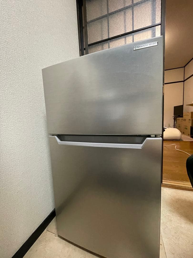 ステンレススチール冷蔵庫 上段冷蔵室 下段冷凍室