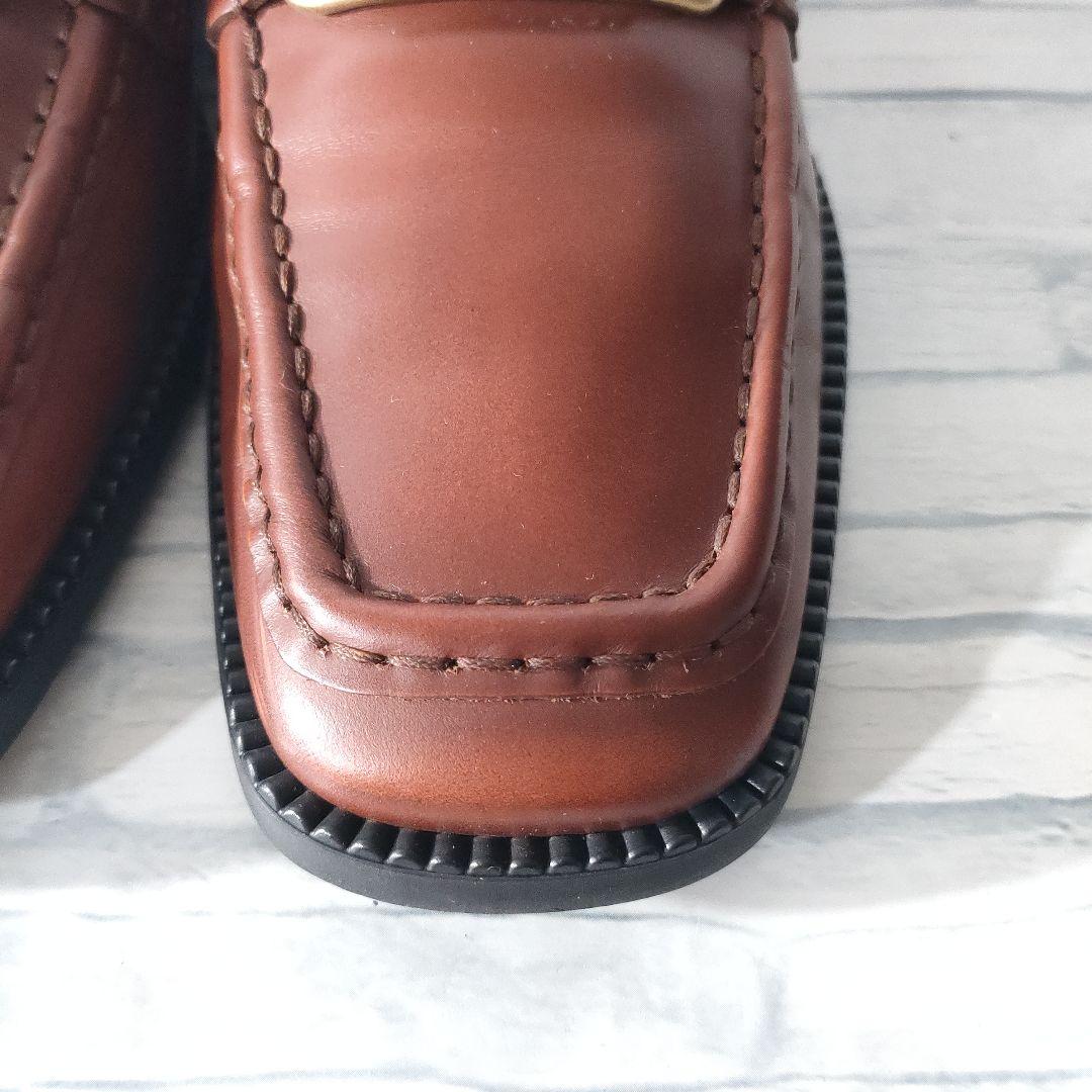 保存袋付き✨TOD'S　レザーローファ　タイムレス　ブラウン×ゴールド　37