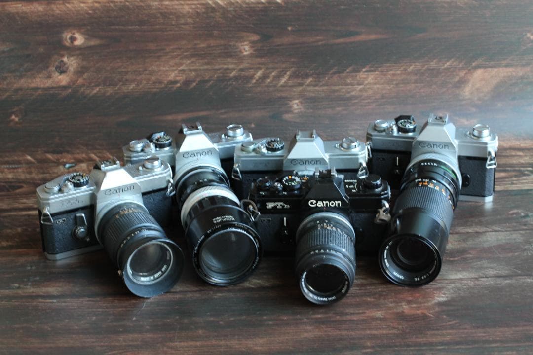 キャノン一眼レフフィルムカメラ