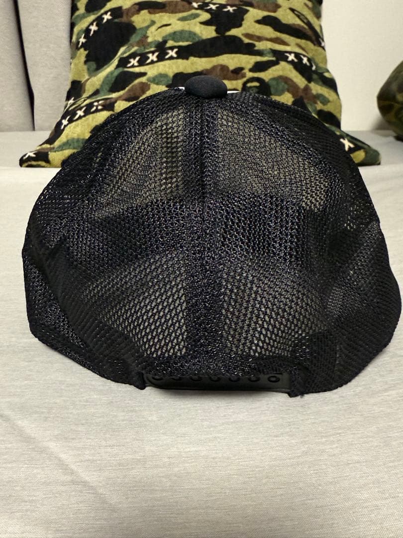 godselectionxxx × ナンバーナイン　メッシュキャップ　パープル