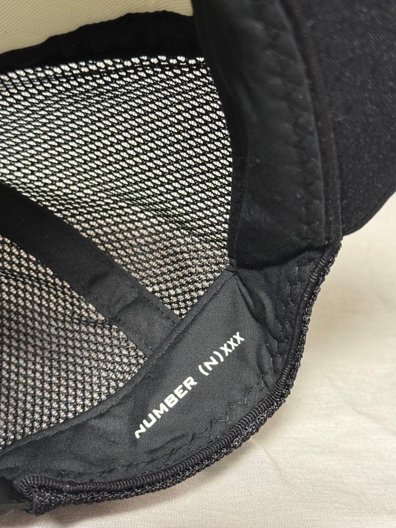 godselectionxxx × ナンバーナイン　メッシュキャップ　パープル