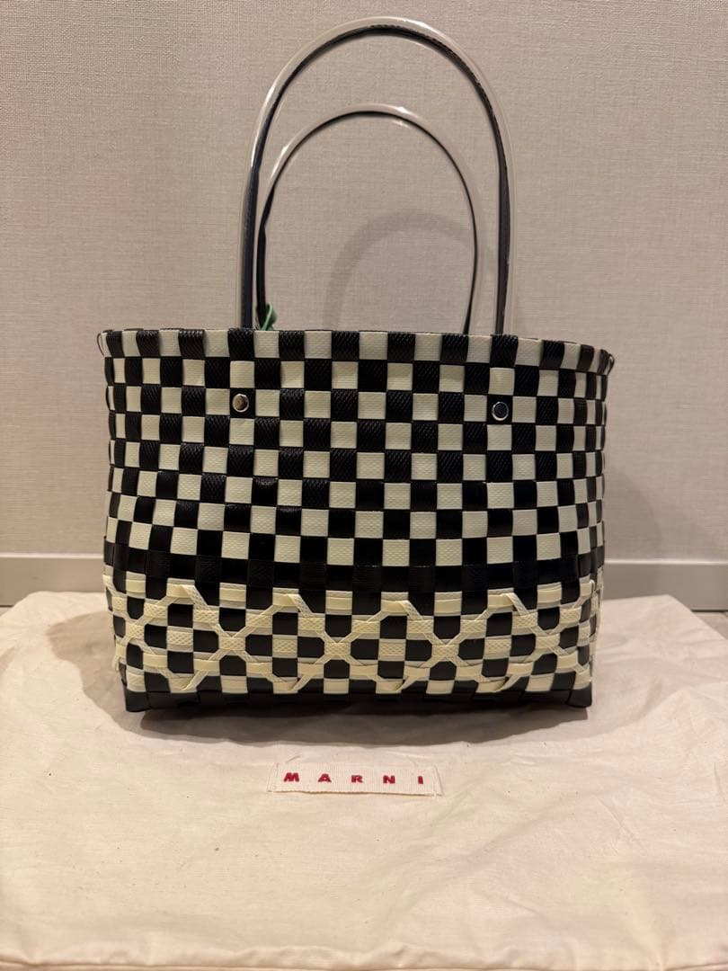 MARNI チェッカー柄 トートバッグ新品未使用品値下げ中