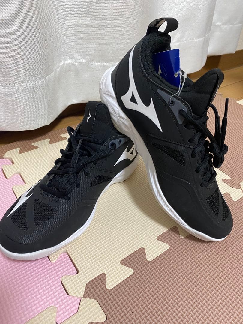 【美品】ミズノ ウェーブディメンション バレーボールシューズ