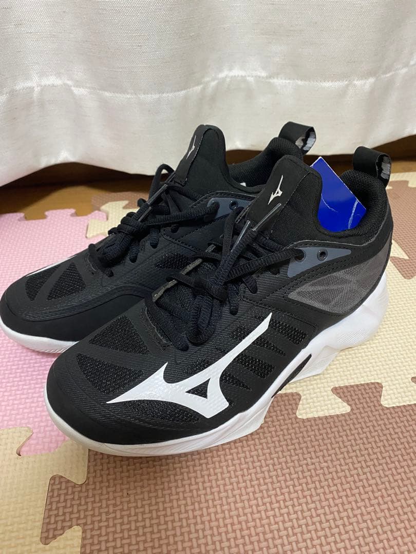 【美品】ミズノ ウェーブディメンション バレーボールシューズ