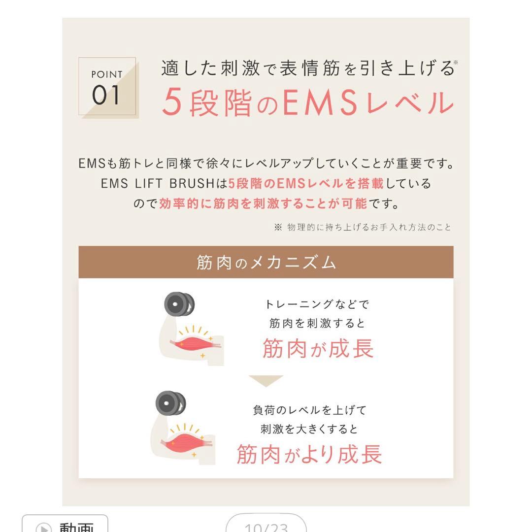 SALONIA EMS LIFT BRUSH 美顔器　電気ブラシ　サロニア