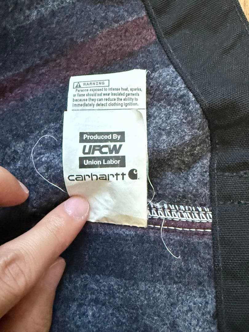 Carhartt 企業刺繍付きデトロイトジャケット　 USA製