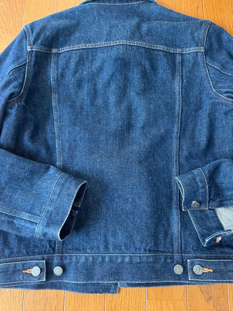 美品濃紺APCアーペーセー2ndセカンドトラッカージャケットジージャンL