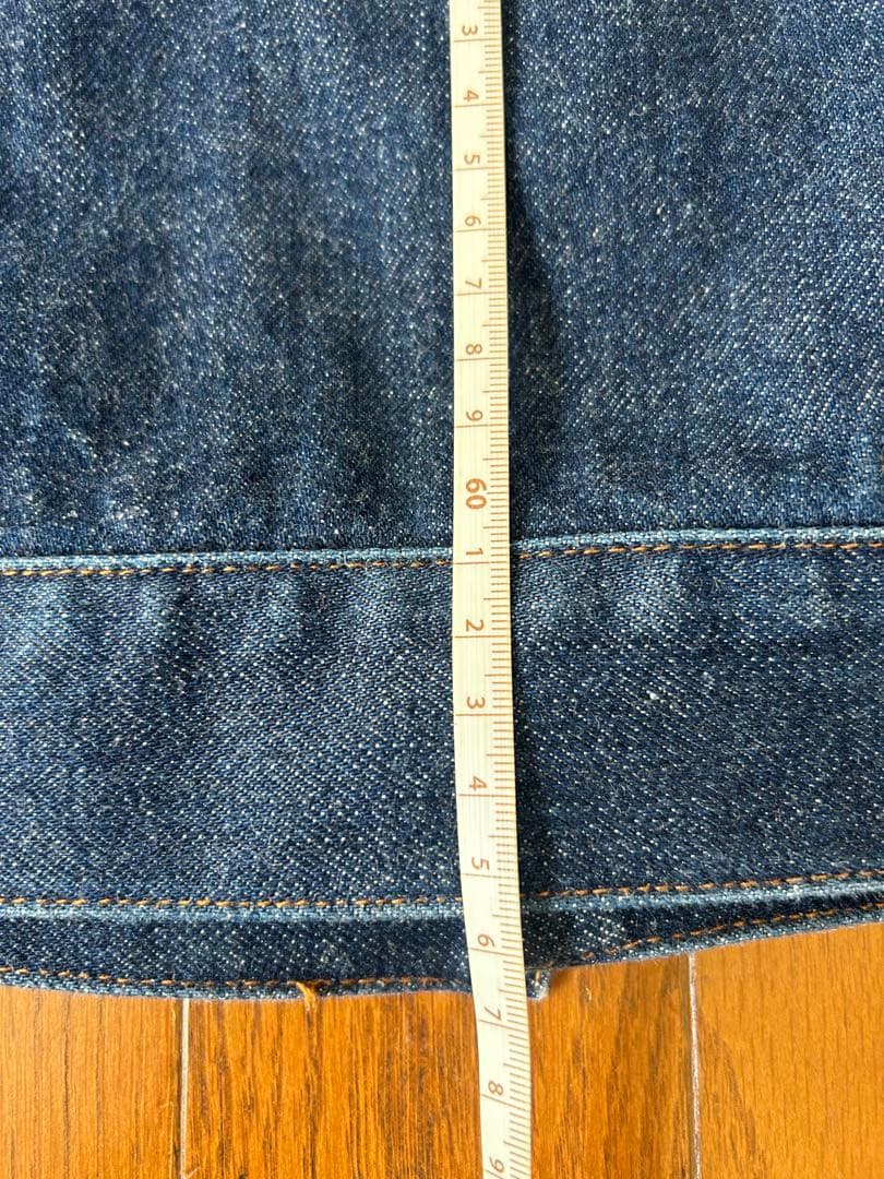 美品濃紺APCアーペーセー2ndセカンドトラッカージャケットジージャンL