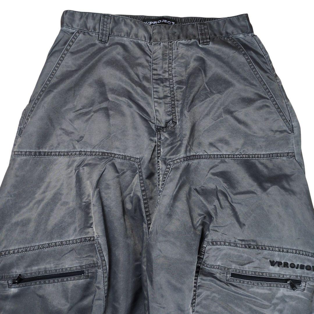 【美品】Y/PROJECT ロゴ刺繍 パイロットカーゴ ワイドパンツ