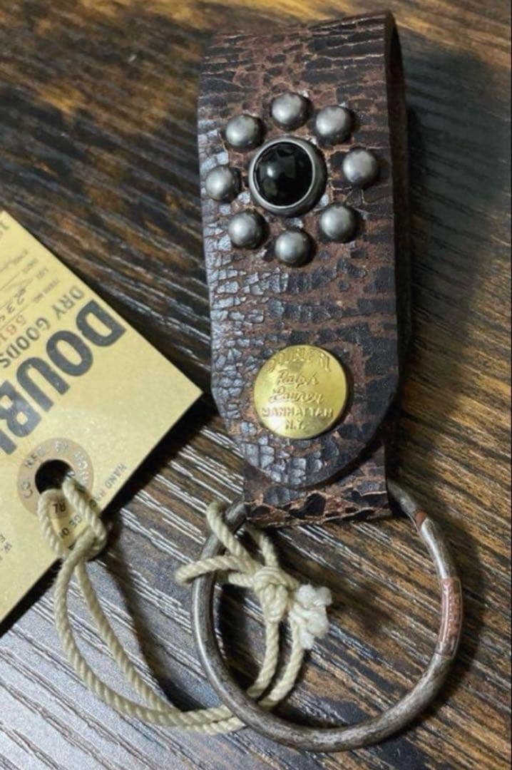 ★RRL★新品未使用★スタッズキーホルダーリング★廃盤★ラルフrrl 生産中止