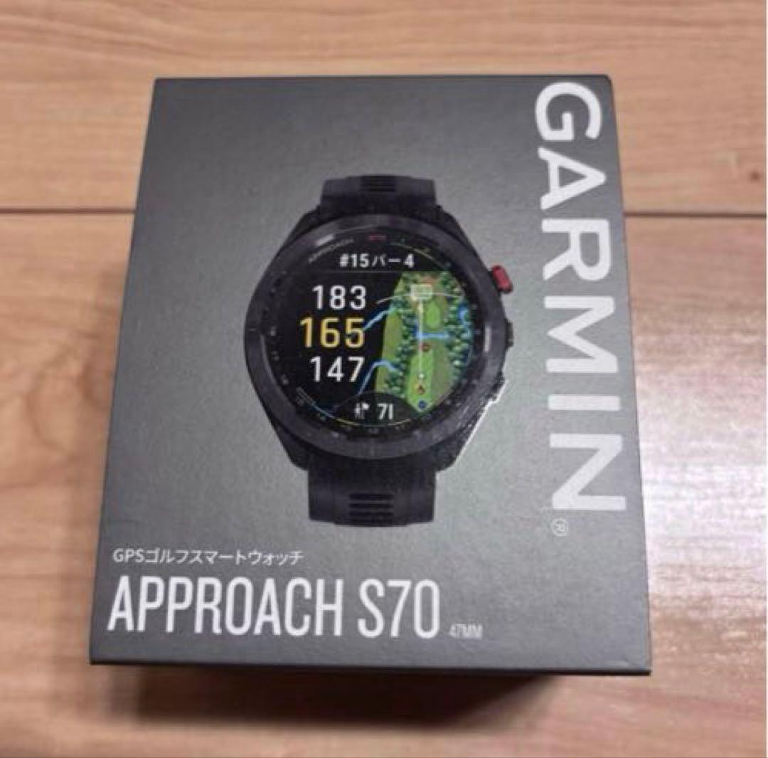 未使用 GARMIN APPROACH S70 GPSゴルフスマートウォッチ