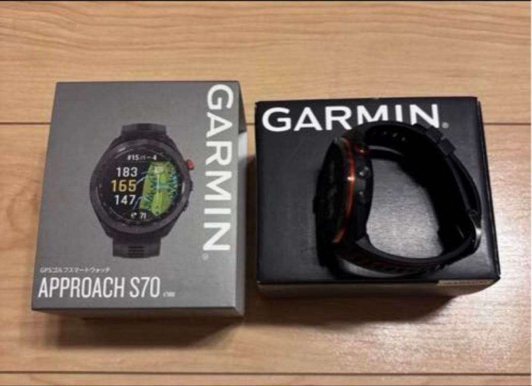 未使用 GARMIN APPROACH S70 GPSゴルフスマートウォッチ