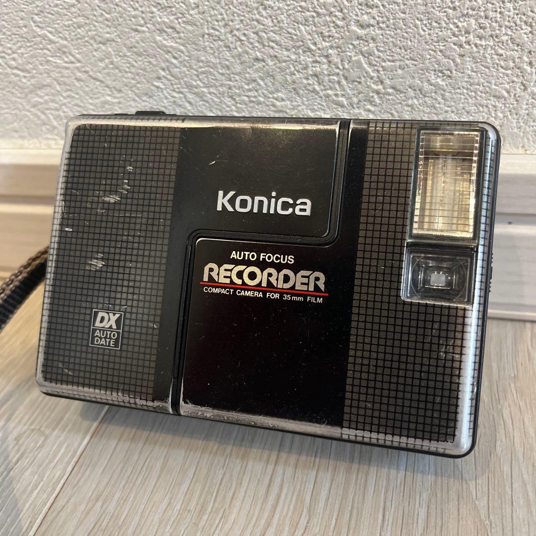 動作確認済Konica RECORDER コンパクトカメラ フィルムカメラ