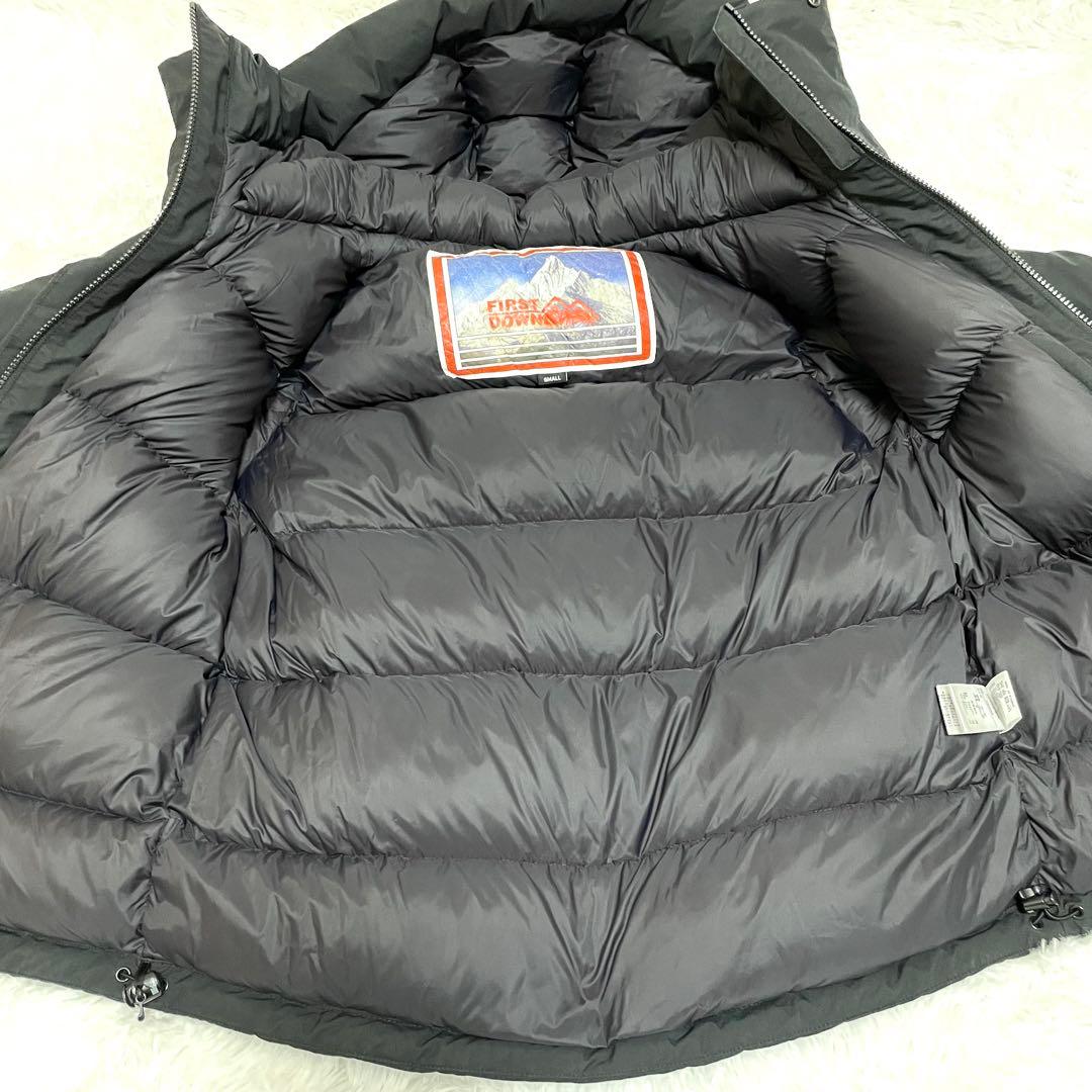 ファーストダウン フリークスストア別注 ショートパネルダウンジャケット 黒