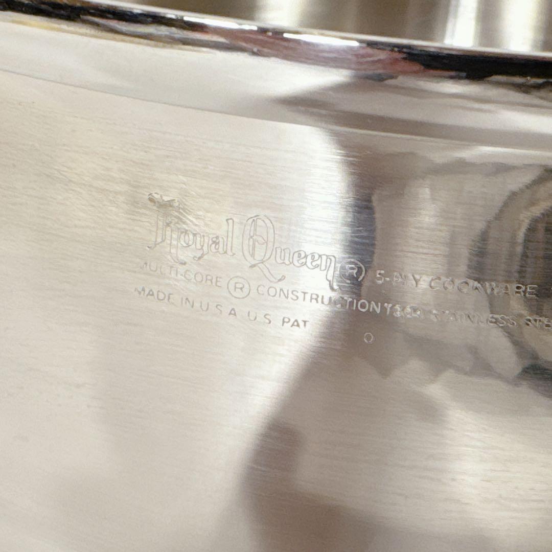 ロイヤルクイーン  QUEEN 大フライパン 6コート セットIH対応