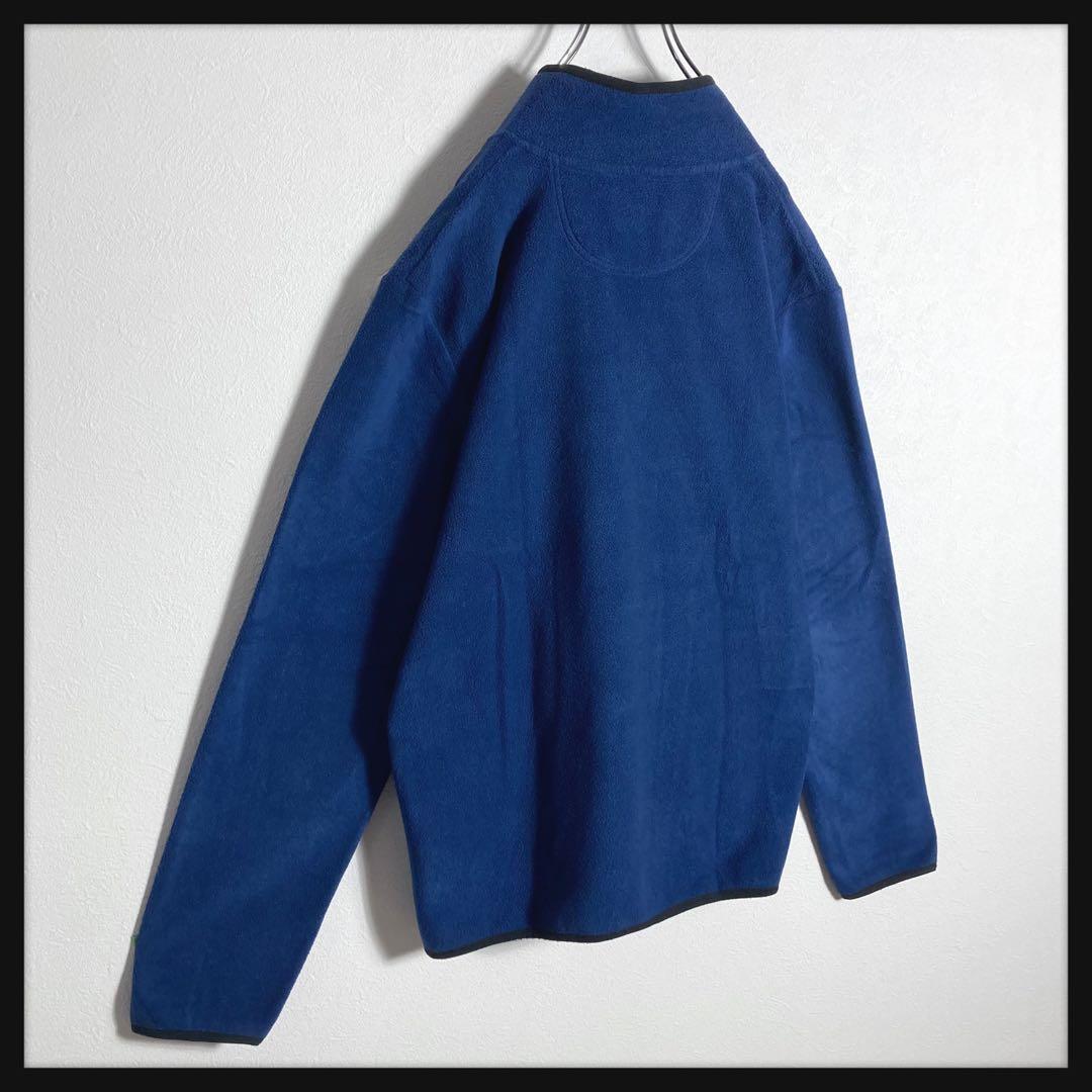 【希少モデル】ステューシー ワンポイント刺繍ロゴ ハーフジップフリース 入手困難