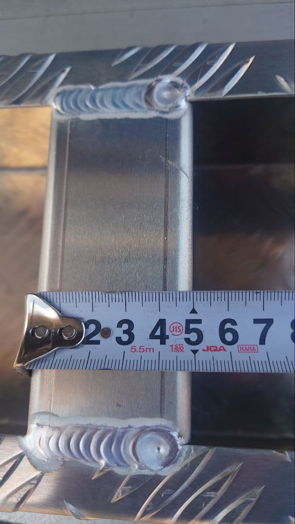 トラック リアバンパー アルミ縞板 デコトラ