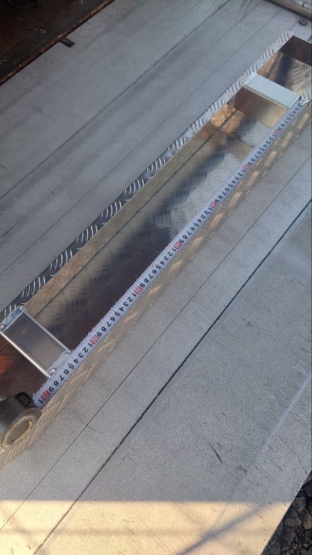 トラック リアバンパー アルミ縞板 デコトラ