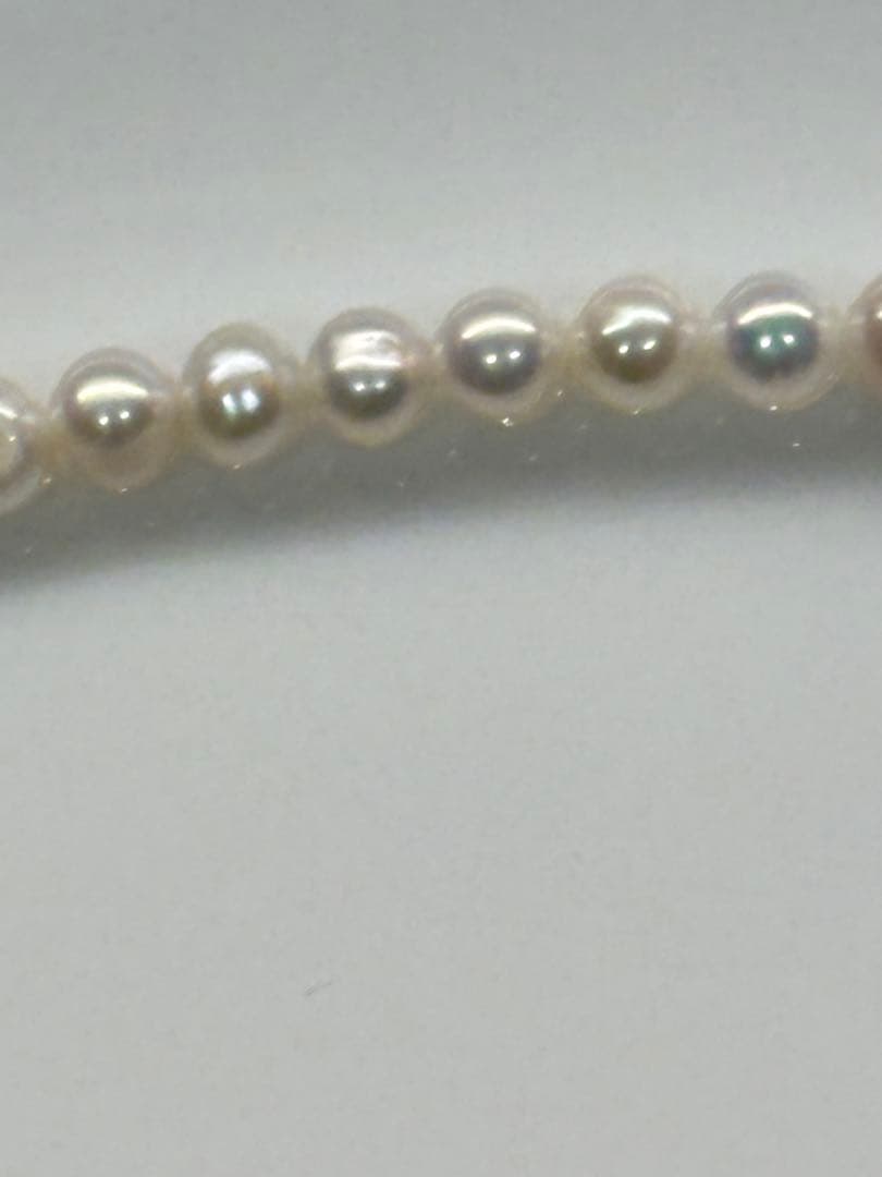 照り艶最強 ホワイト あこやベビーパール 3mm 希少サイズ K18GP