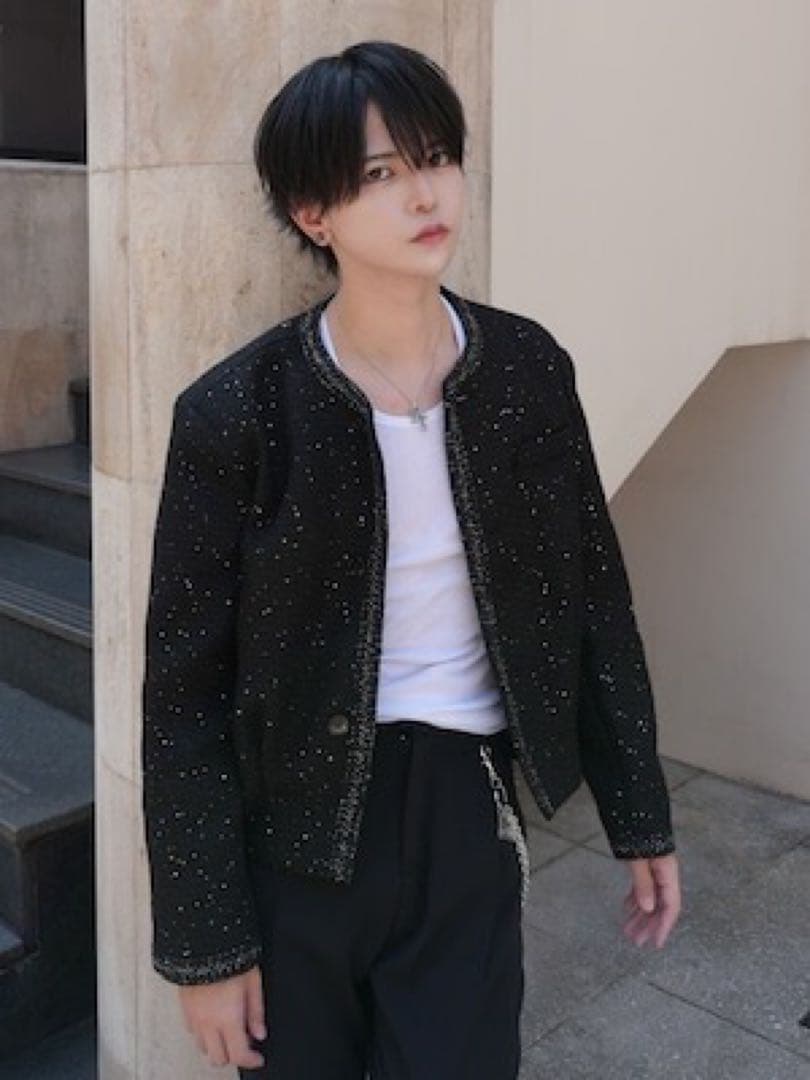 ALUDE ツイードジャケット