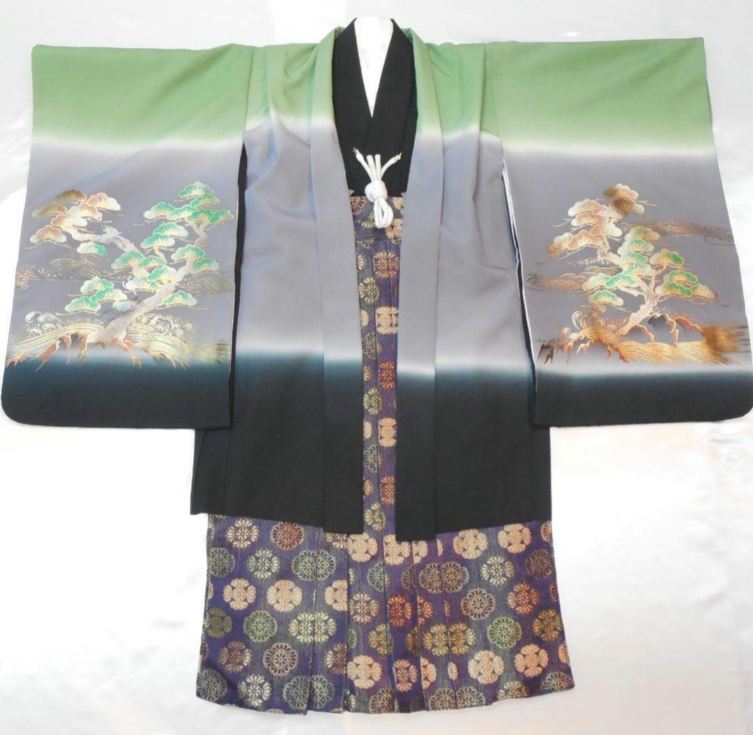 七五三　着物　袴　５歳 　男の子　フルセット　 美品　すぐ着れる